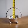 Vintage English silver plate Basket  with handle Image 6