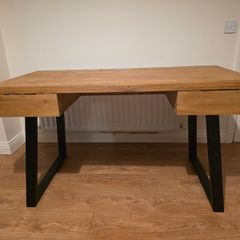 Solid Oak Office Desk