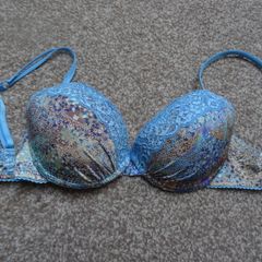 stunning blue bra new