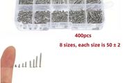 400 self-tapping wood screws set