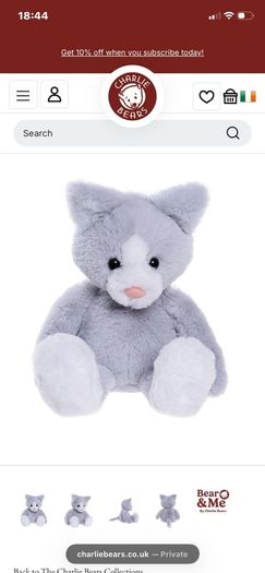 New Puddy Kitten by Charlie Bears