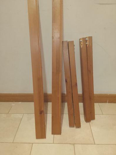 Pine dining table and chairs set