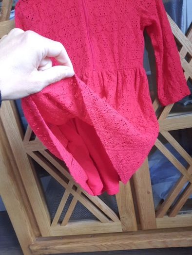 Red dress girls size 4-6 years