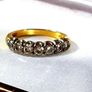 Victorian 18ct Gold Diamond Ring Image 3