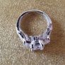 Vintage 3 Stone Fancy Engagement Ring Image 6