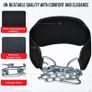 Dip Belt for Weightlifting | Weight Belt with 36" Heavy Duty Steel Chain | Neoprene Padded Back Support Gym Lifting Belt for Powerlifting, Bodybuilding, Exercise, Fitness & Pull ups Workout Image 3