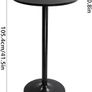 Round Bar Table 60CM Top for Cocktail Bar Pub Dining Bistro (106CM H) Image 7