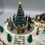 Enesco PineHollow Village Square Christmas Tree Music Box Image 5