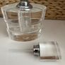 Heavy Oval Glass Perfume  Bottle Image 4