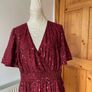 V by Very Occassion Stunning dress long length with sequins size 18 New with tags Image 9