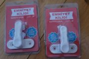 Plastic Window Security  Sash Jammer Locks x2