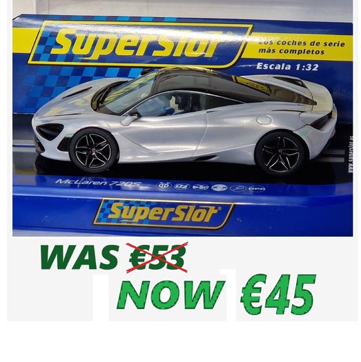 Scalextric McLaren 720S Slot car ( H3982 C3982 classic street supercar gt)