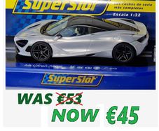 Scalextric McLaren 720S Slot car ( H3982 C3982 classic street supercar gt)