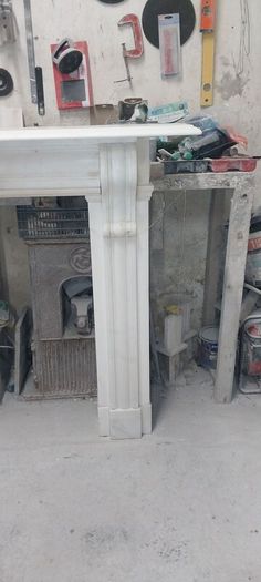 Antique Marble Fireplace
