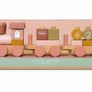 Little Dutch Wooden Block Train - Pink Image 2