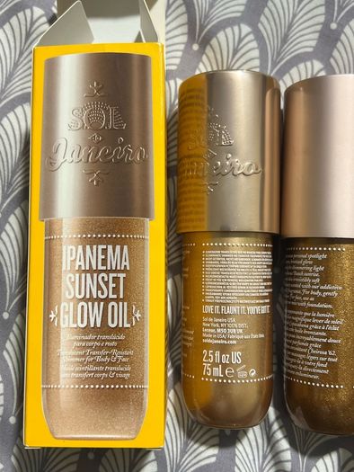 SOL DE JANEIRO Glow Motions Rio Sunset and bronze Translucent Glow Transfer-Resistant Shimmer Oil for Face & Body