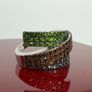 Silver Sterling Silver Statement Ring: Chrome Diopside, Garnet & Tanzanite Image 4