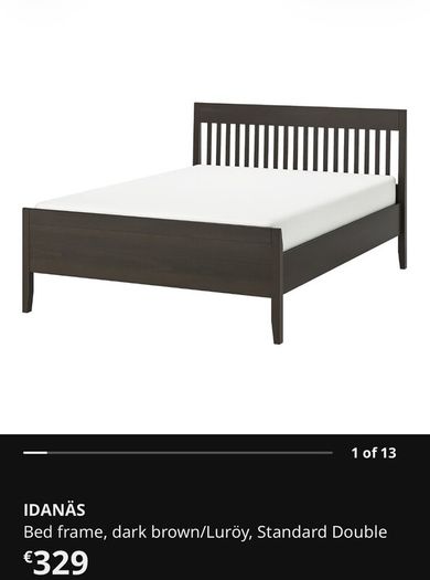 King bed with mattrass