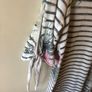 Floral / stripe top (size 12) Image 3
