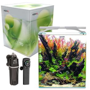 Aquael OptiBent 70 Aquarium Set White