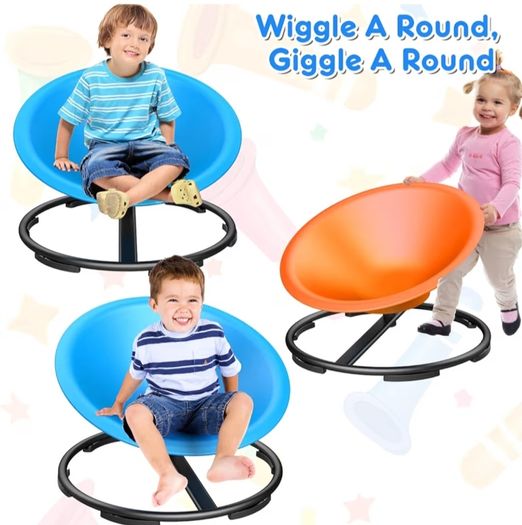 Sensory Spin Chair Orange