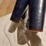 Zara Navy Boots Image 3