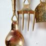 Brass Kitchen Utensil Rack Image 7