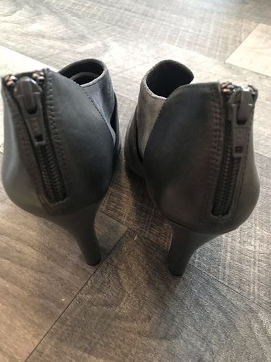 Grey Suede Boots Size 7 New