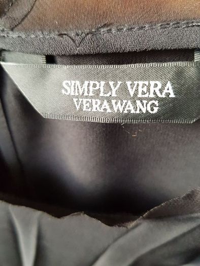 vera wang black dress