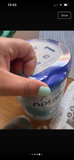 feeding bottles, storage containers and Aptamil