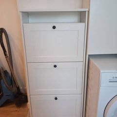Brusali ikea white shoe cabinet