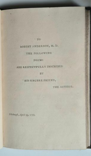 The Pleasures of Hope, with Other Poems. 1805. Thomas Campbell. Rare antique book, full leather.