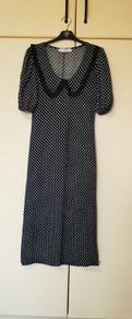 Women's polka dot midi dress