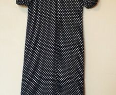 Women's polka dot midi dress