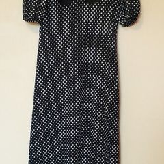 Women's polka dot midi dress