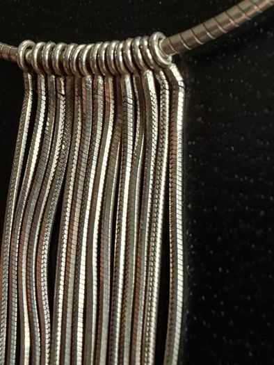 silver necklace