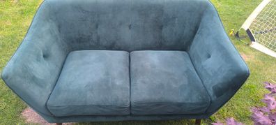 Two seater Sofa (Green Velvet)non smoking home