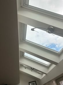 4 x Velux windows and remote control blinds