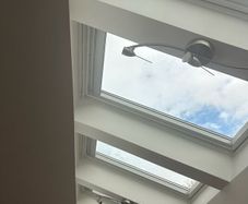 4 x Velux windows and remote control blinds