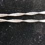 Vintage Sterling Silver 925  Cross Pendant Necklace 16" Image 2