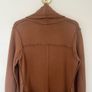 Benetton Brown Waterfall Cardigan size S Image 3