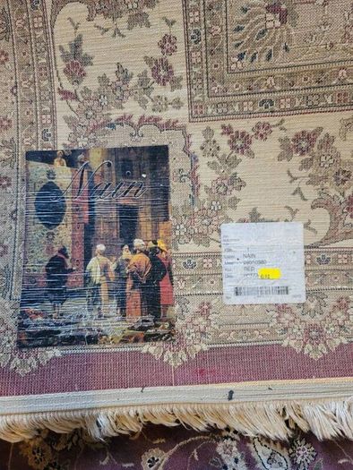 Large rug.