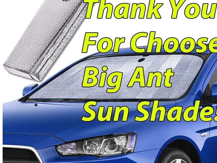 Car Windshield Cover, Car Sun Shade Protection, Interior Sun Shades, Universal Anti Uv Front Folding Sun Shade Sun Visor For Car, 150 X 80 Cm