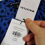 BNWT - Whistles Blue Warped Star Print Dobby Dress UK 14 Image 7