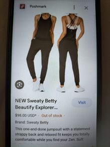Sweaty betty jumpsuit