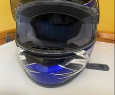 Sheoi Dom design motor bike helmet . Size large