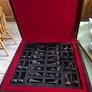 Egyptian Pharaoh Chess Set - Luxurious Chess board mother of pearl inlay Egyptian handmade and Metal Pieces Image 8