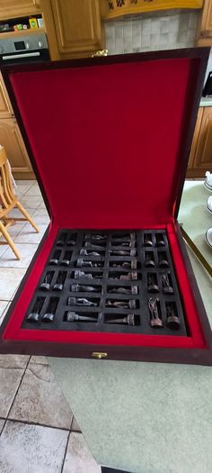 Egyptian Pharaoh Chess Set - Luxurious Chess board mother of pearl inlay Egyptian handmade and Metal Pieces