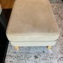 Cream Ottoman Footstool Image 5