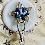 Rare Mary Frances Nautical Shoulder Tote Designer Bag Image 6